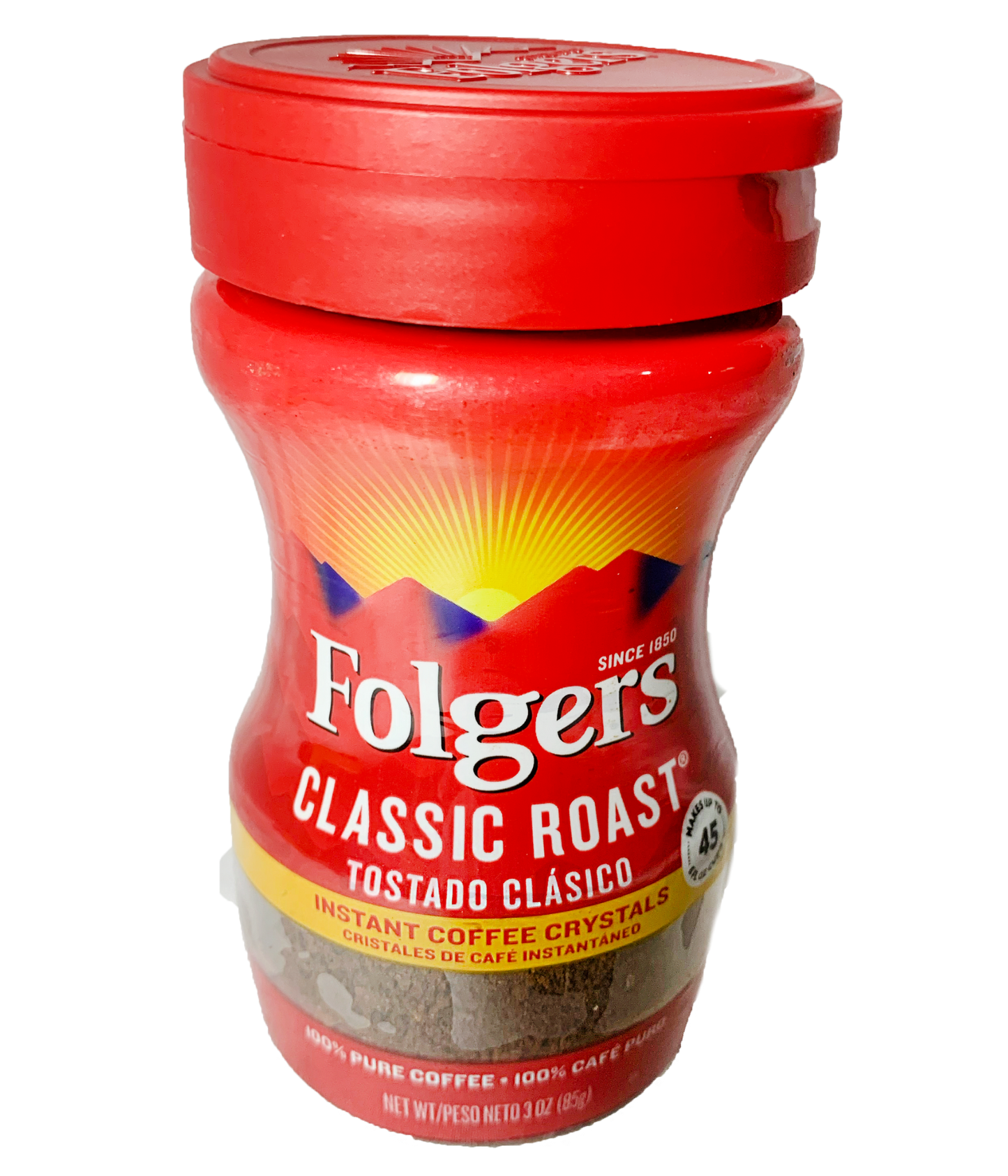 Folgers Classic Roast Instant Coffee (Various Sizes)