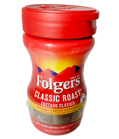 Folgers Classic Roast Instant Coffee (Various Sizes)
