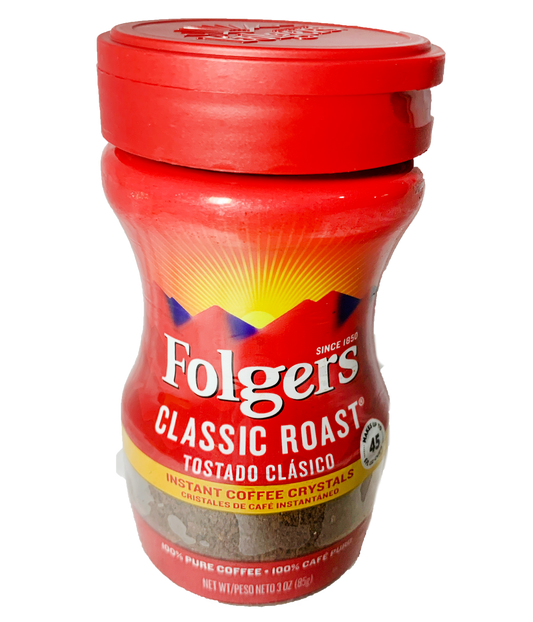Folgers Classic Roast Instant Coffee (Various Sizes)