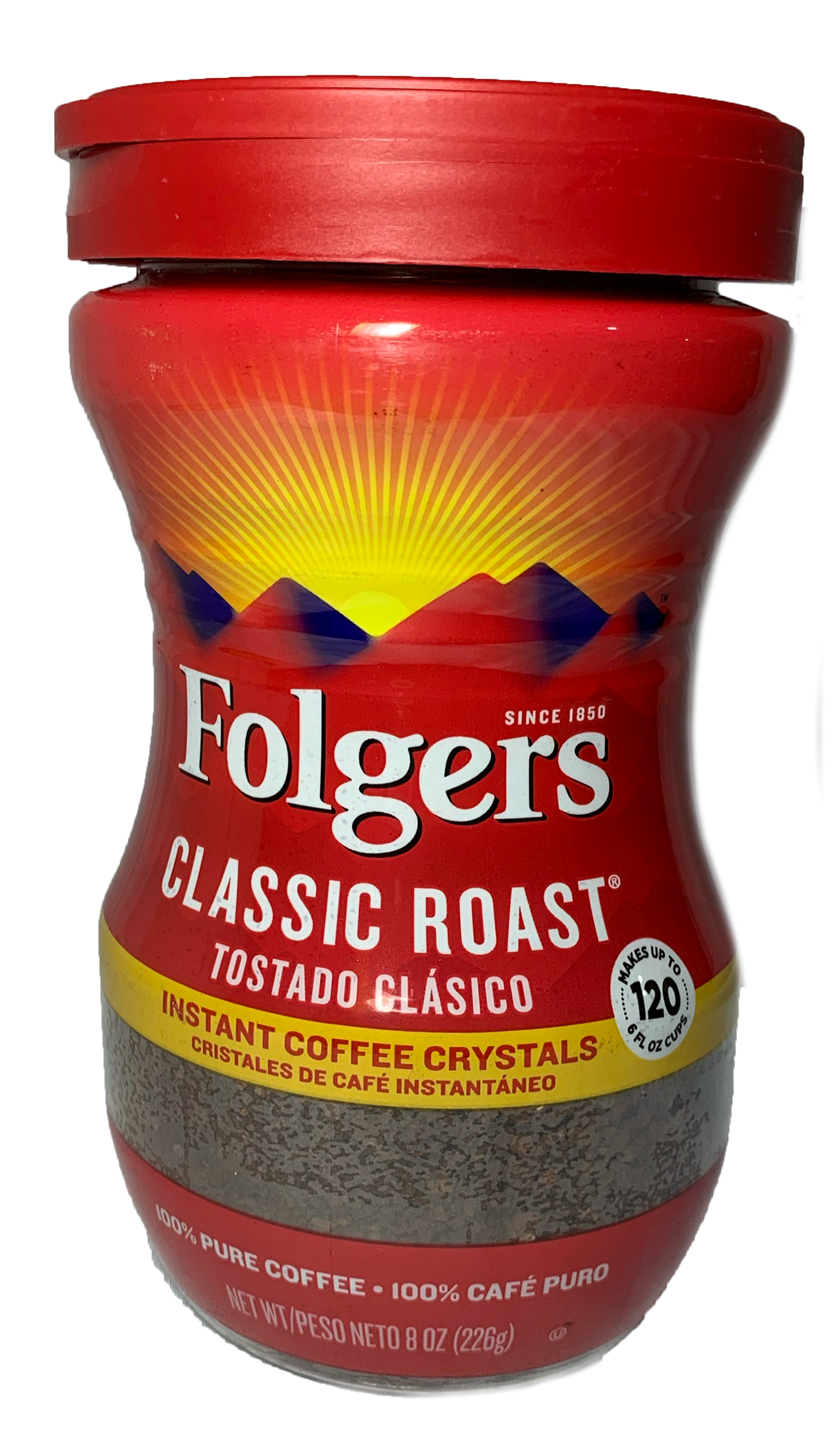 Folgers Classic Roast Instant Coffee (Various Sizes)