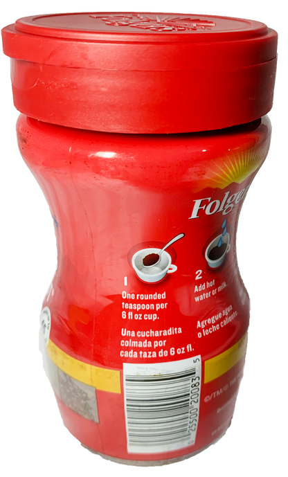 Folgers Classic Roast Instant Coffee (Various Sizes)
