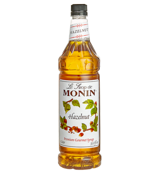 Monin Premium Hazelnut Flavoring Syrup 1 Liter