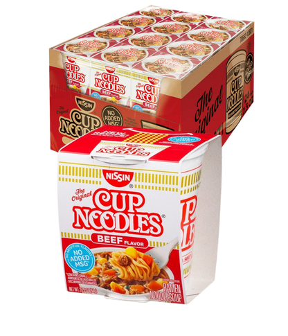 Nissin Noodle Cups (Chicken, Beef, Shrimp)