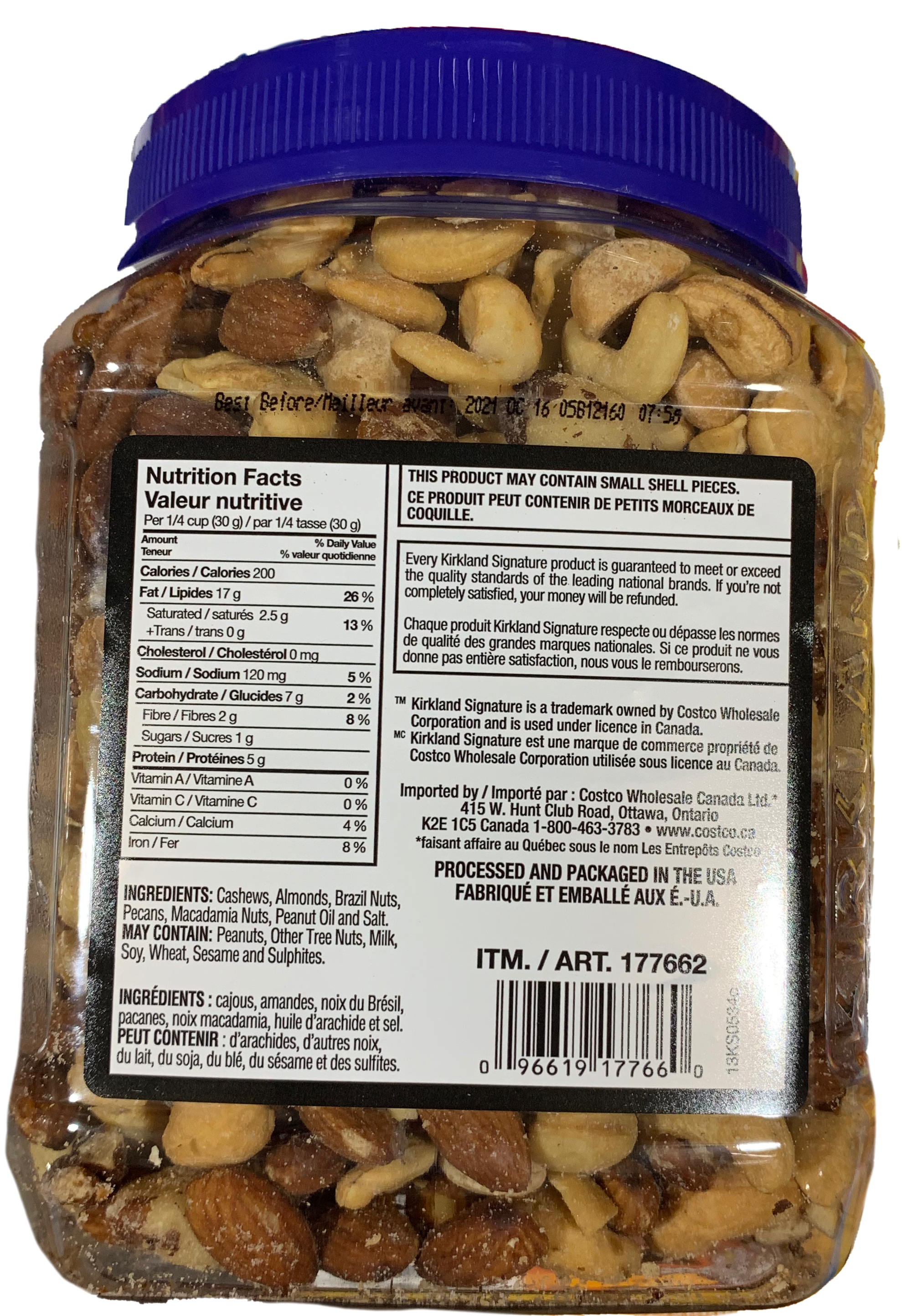 Kirkland Salted Mixed Nuts (2-pack)