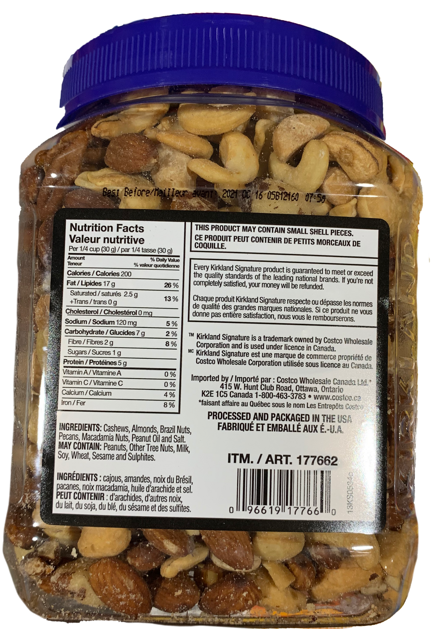 Kirkland Salted Mixed Nuts (2-pack)