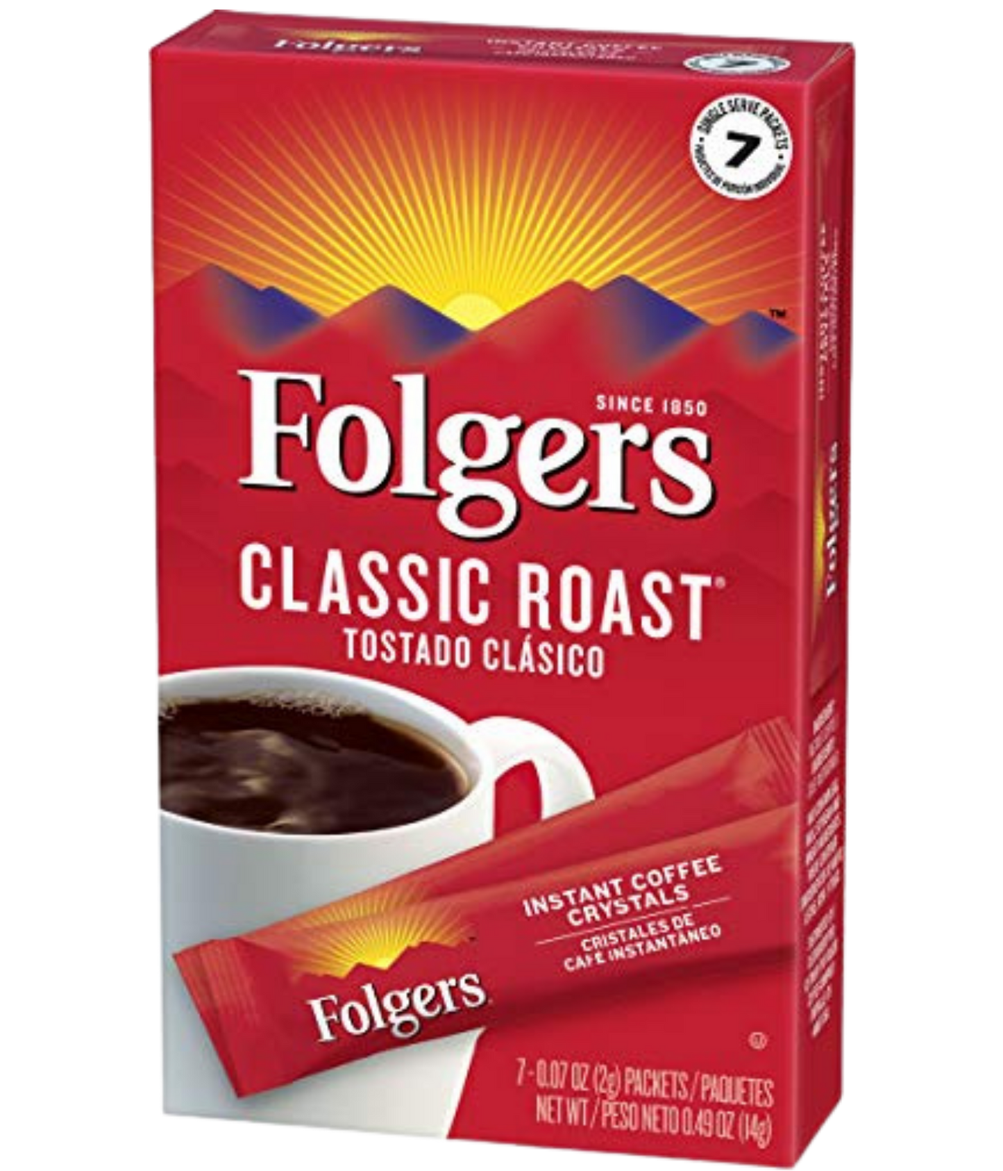Folgers Classic Roast Instant Coffee (Various Sizes)