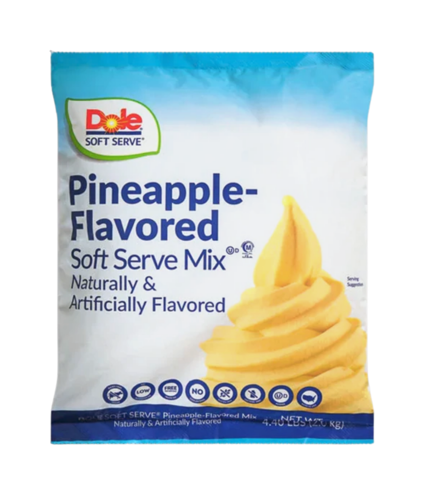Dole Pineapple Soft Serve Mix 4.4 lbs - 4 pack
