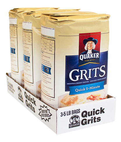 Quaker Quick 5-Minute Grits 5 lb - 3 pk