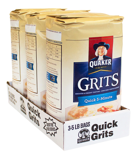 Quaker Quick 5-Minute Grits 5 lb - 3 pk
