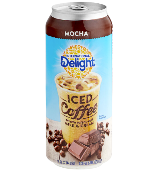 International Delight Mocha Iced Coffee 15 fl. oz. - 12/Case