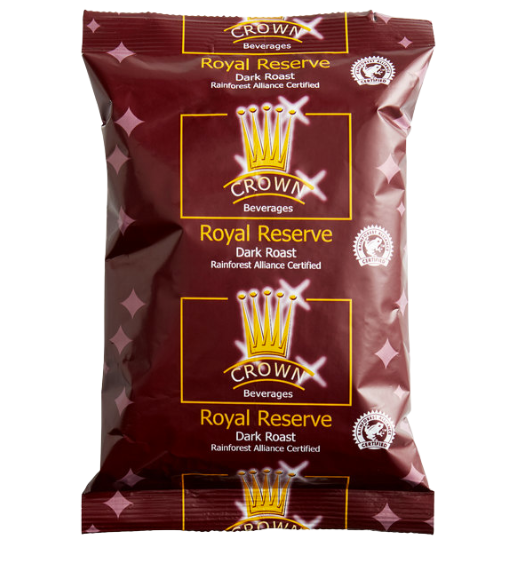 Crown Beverages Royal Reserve Guatemalan Coffee Packet 3 oz. - 24/Case