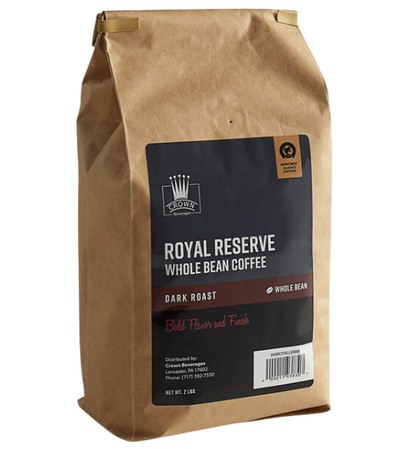 Crown Beverages Royal Reserve Guatemalan Whole Bean Coffee 2 lb.