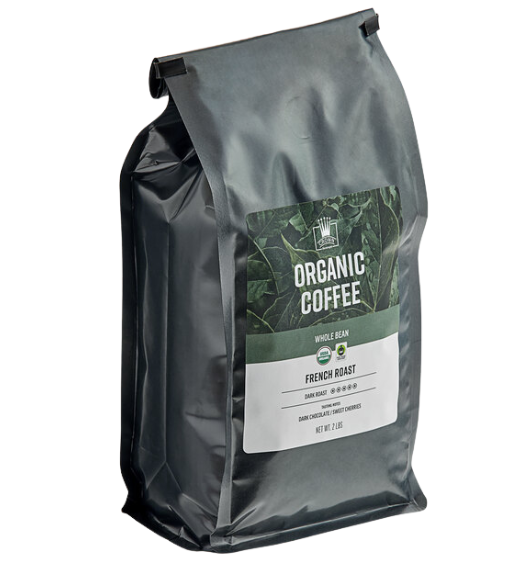 Crown Beverages Organic French Roast Whole Bean Coffee 2 lb.