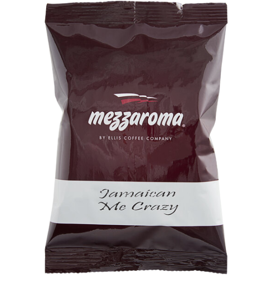 Ellis Mezzaroma Jamaican Me Crazy Coffee Packet 2.5 oz. - 24/Case