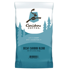 Caribou Coffee 2.5 oz. Caribou Blend Decaf Coffee Packet - 18/Case