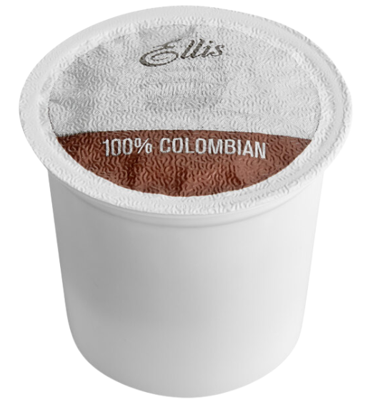 Ellis 100% Colombian Coffee Single Serve Cups - 24/Box