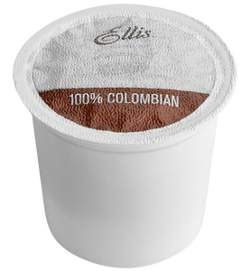 Ellis 100% Colombian Coffee Single Serve Cups - 24/Box