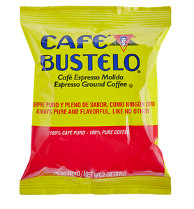 Cafe Bustelo Espresso Ground Coffee Packet 2 oz. - 30/Case