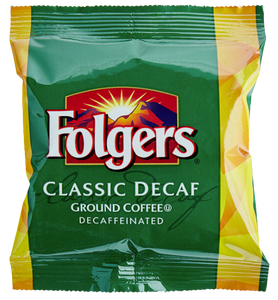 Folgers Classic Decaf Coffee Packet 1.5 oz. - 42/Case