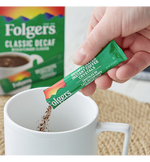 Load image into Gallery viewer, Folgers Classic Decaf Instant Coffee Packets - 72/Case
