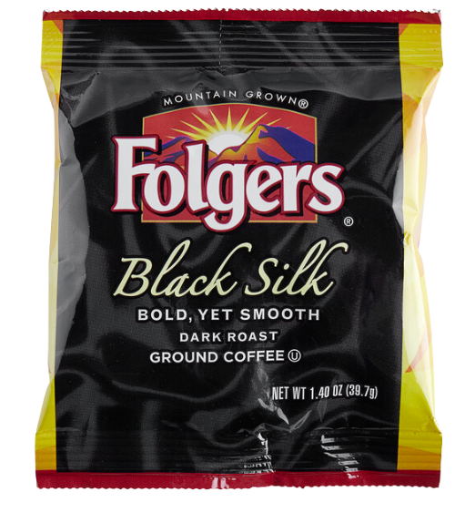 Folgers Black Silk Coffee Packet 1.4 oz. - 42/Case