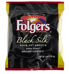 Folgers Black Silk Coffee Packet 1.4 oz. - 42/Case