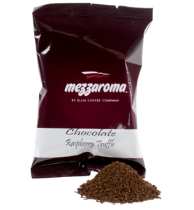 Ellis Mezzaroma 2.5 oz. Chocolate Raspberry Truffle Coffee Packet - 24/Case