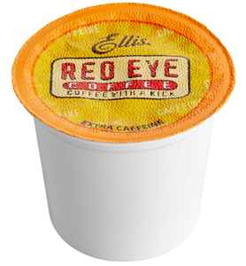 Ellis Red Eye High Caffeine Coffee Single Serve Cups - 24/Box