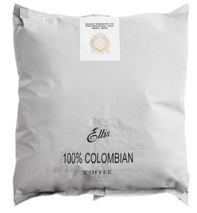 Ellis 100% Colombian Whole Bean Coffee 2 lb. - 5/Case