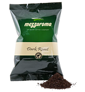 Ellis Mezzaroma 2.5 oz. Dark Roast Coffee Packet - 24/Case