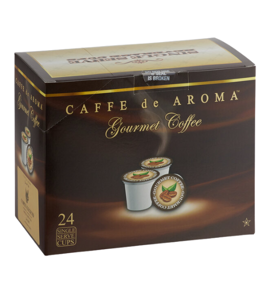 Caffe de Aroma Copen Legend Coffee Single Serve Cups - 24/Box