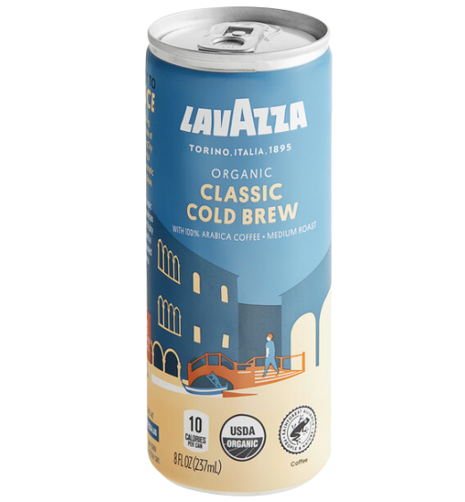 Lavazza Organic Classic Cold Brew Coffee 8 fl. oz. - 12/Case