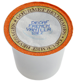 Load image into Gallery viewer, Caffe de Aroma Decaf French Vanilla Coffee Single Serve Cups - 12/Box
