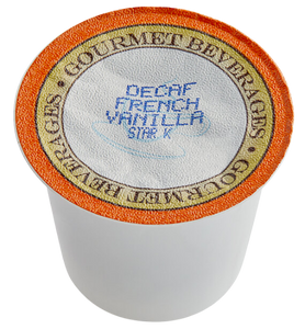 Caffe de Aroma Decaf French Vanilla Coffee Single Serve Cups - 12/Box
