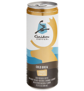 Caribou Caramel Crafted Cold Brew Coffee 11.5 fl. oz. - 12/Case