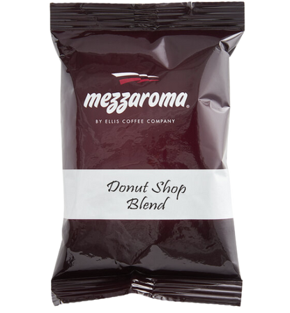 Ellis Mezzaroma Donut Shop Blend Coffee Packet 3.25 oz. - 24/Case