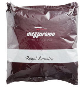 Ellis Mezzaroma Royal Sumatra Whole Bean Coffee 2 lb. - 5/Case