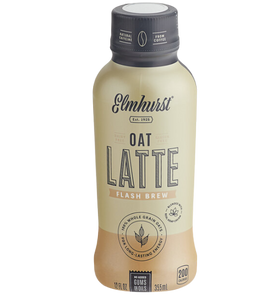 Elmhurst Single Serve Flash Brew Oat Latte 12. fl. oz. - 12/Case