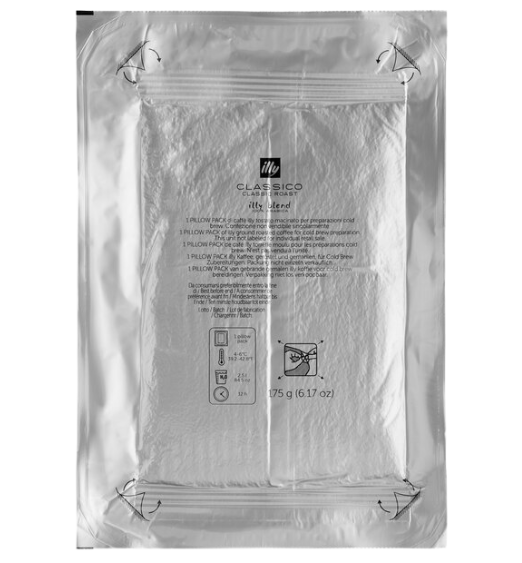 illy Cold Brew Filter Pack Bags 1/2 Gallon - 20/Case