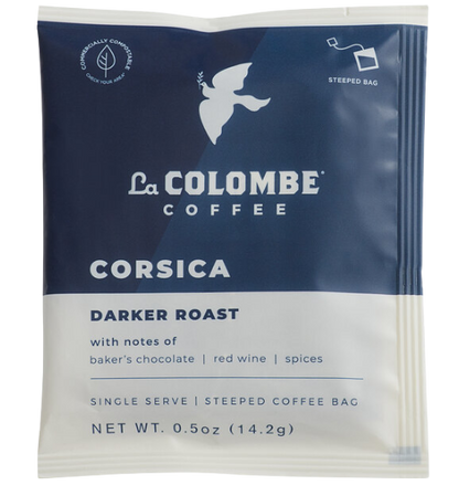 La Colombe Corsica Blend Coffee Single Serve Bag - 100/Case