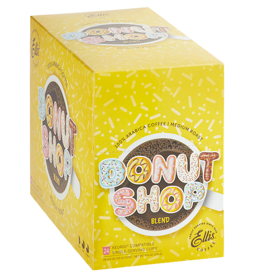 Ellis Donut Shop Blend Coffee Single Serve Cups - 24/Box