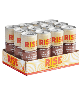 Rise Brewing Co. Organic Oat Milk Mocha Nitro Cold Brew Coffee 7 fl. oz. - 12/Case
