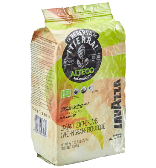 Lavazza Organic Tierra! Alteco Whole Bean Filter Coffee 2.2 lb.