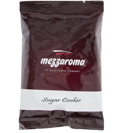 Ellis Mezzaroma Sugar Cookie Coffee Packet 2.5 oz. - 24/Case