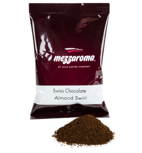 Ellis Mezzaroma 2.5 oz. Swiss Chocolate Almond Coffee Packet - 24/Case