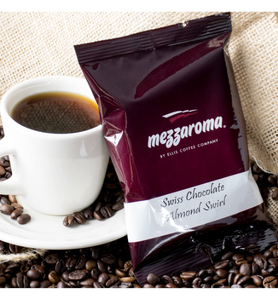 Ellis Mezzaroma 2.5 oz. Swiss Chocolate Almond Coffee Packet - 24/Case