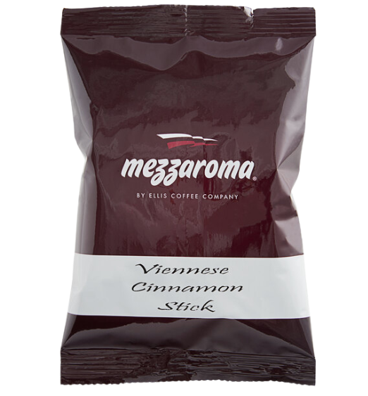 Ellis Mezzaroma Viennese Cinnamon Stick Coffee Packet 2.5 oz. - 24/Case