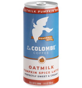 La Colombe Oatmilk Pumpkin Spice Latte 9 fl. oz. - 12/Case