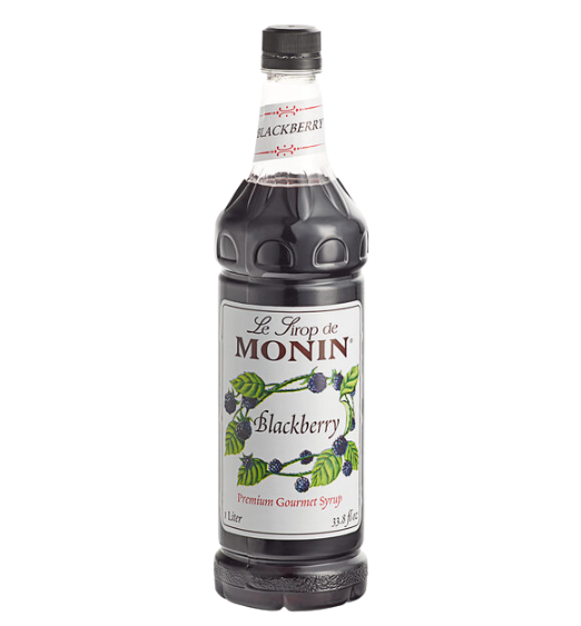 Monin Premium Blackberry Flavoring / Fruit Syrup 1 Liter