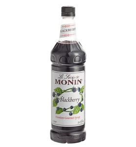 Monin Premium Blackberry Flavoring / Fruit Syrup 1 Liter